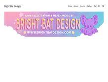 Tablet Screenshot of brightbatdesign.com